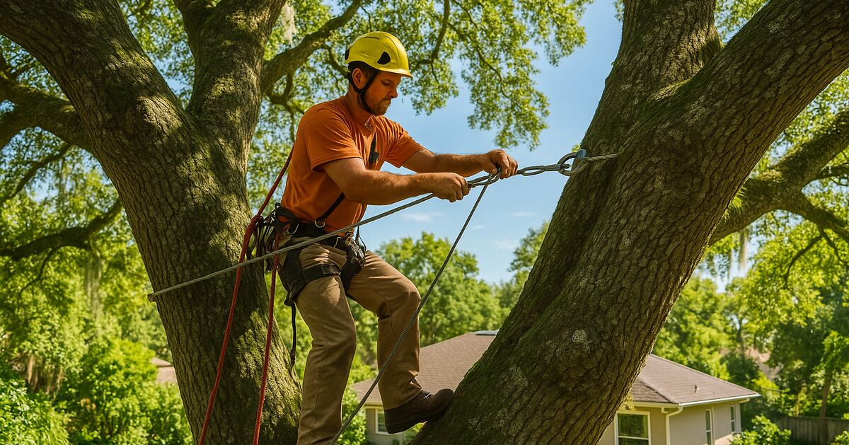 Cabling and bracing: when hardware saves a tree that would