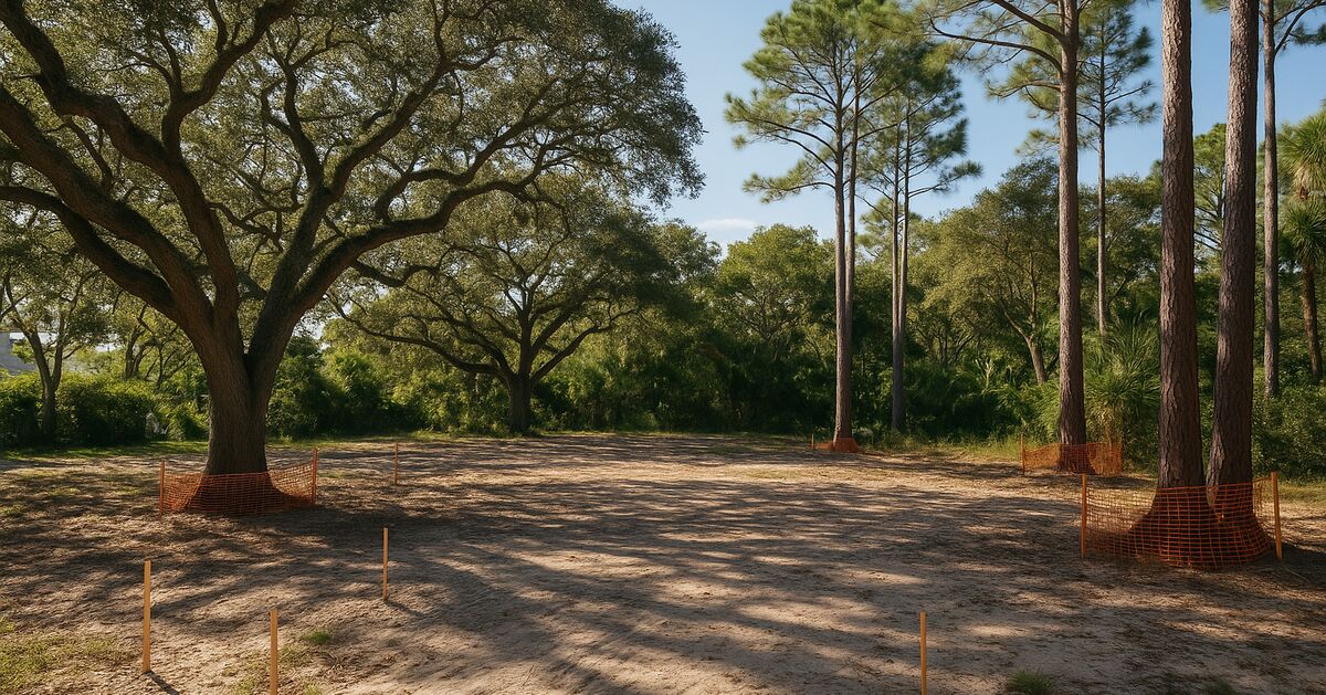 Clearing a lot before you build: which trees to keep and