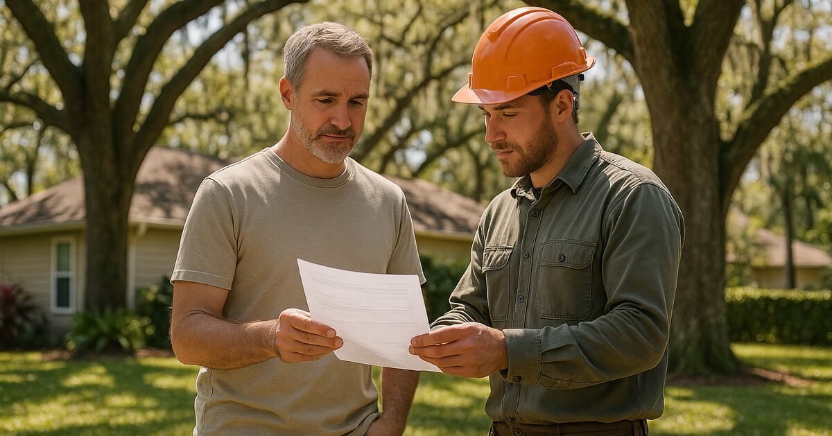 How to check whether the arborist quoting your tree is