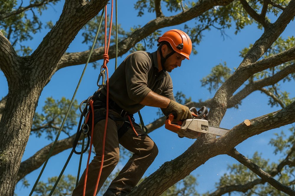 Eagle Eye Tree & Land Services crew at work in Venice, FL