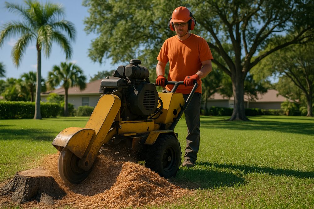 Eagle Eye Tree & Land Services crew at work in Casey Key, FL
