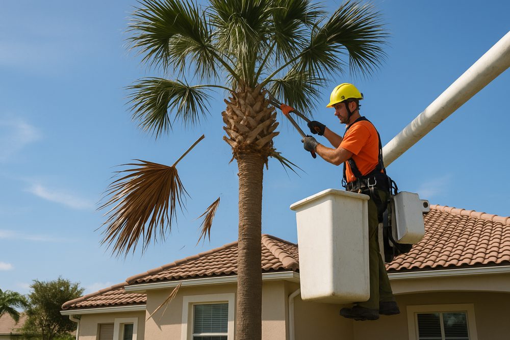 Eagle Eye Tree & Land Services crew at work in Nokomis, FL